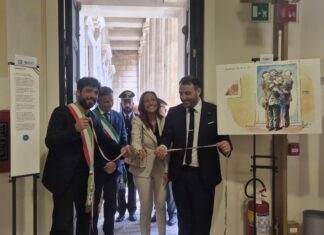 Lecce, la memoria degli IMI in mostra alla Biblioteca Bernardini: presente anche il vicesindaco di Lecce Roberto Giordano Anguilla